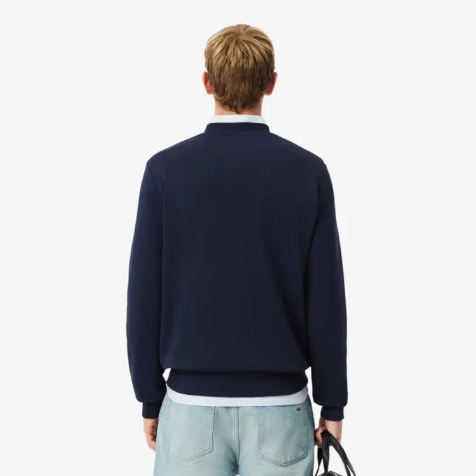 Herren-Sweatshirt aus Fleece in klassischer Passform Herren-Sweatshirt aus Fleece in klassischer Passform