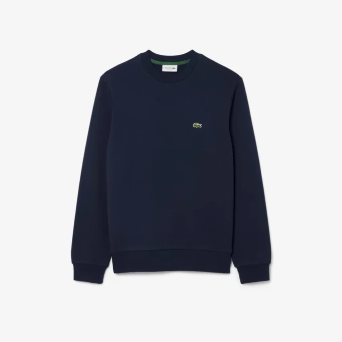 Herren-Sweatshirt aus Fleece in klassischer Passform Herren-Sweatshirt aus Fleece in klassischer Passform