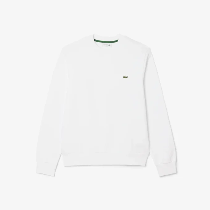 Herren-Sweatshirt aus Fleece in klassischer Passform Herren-Sweatshirt aus Fleece in klassischer Passform