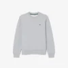 Herren-Sweatshirt aus Fleece in klassischer Passform Herren-Sweatshirt aus Fleece in klassischer Passform