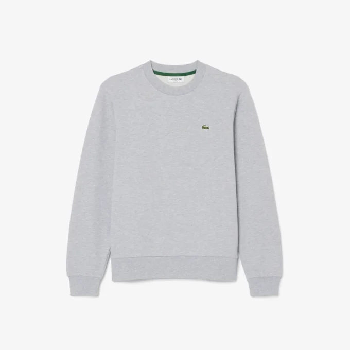 Herren-Sweatshirt aus Fleece in klassischer Passform Herren-Sweatshirt aus Fleece in klassischer Passform