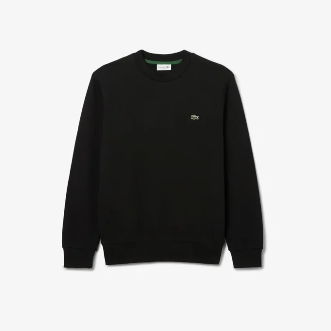 Herren-Sweatshirt aus Fleece in klassischer Passform Herren-Sweatshirt aus Fleece in klassischer Passform