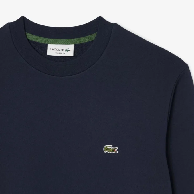 Herren-Sweatshirt aus Fleece in klassischer Passform Herren-Sweatshirt aus Fleece in klassischer Passform