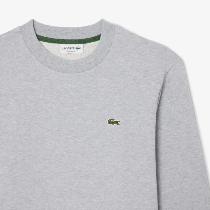 Herren-Sweatshirt aus Fleece in klassischer Passform Herren-Sweatshirt aus Fleece in klassischer Passform