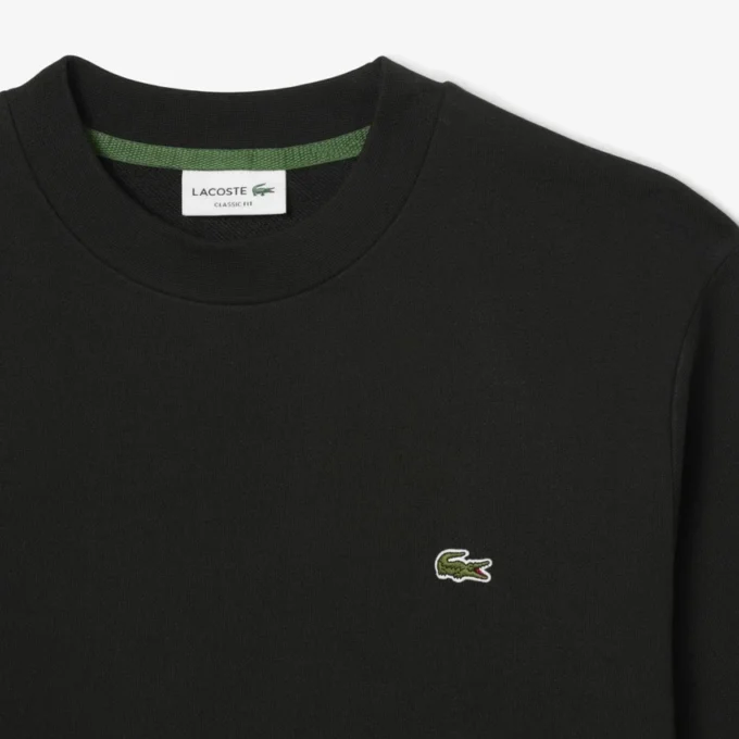 Herren-Sweatshirt aus Fleece in klassischer Passform Herren-Sweatshirt aus Fleece in klassischer Passform