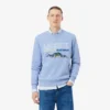 Herren-Sweatshirt aus Fleece mit gesticktem Motiv Herren-Sweatshirt aus Fleece mit gesticktem Motiv