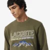 Herren-Sweatshirt aus Fleece mit gesticktem Motiv Herren-Sweatshirt aus Fleece mit gesticktem Motiv