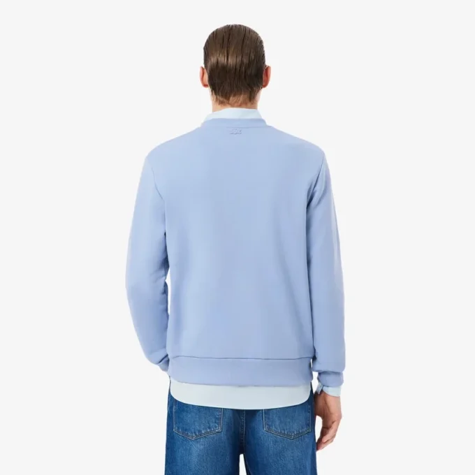 Herren-Sweatshirt aus Fleece mit gesticktem Motiv Herren-Sweatshirt aus Fleece mit gesticktem Motiv