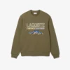 Herren-Sweatshirt aus Fleece mit gesticktem Motiv Herren-Sweatshirt aus Fleece mit gesticktem Motiv