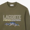 Herren-Sweatshirt aus Fleece mit gesticktem Motiv Herren-Sweatshirt aus Fleece mit gesticktem Motiv