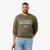 Herren-Sweatshirt aus Fleece mit gesticktem Motiv Herren-Sweatshirt aus Fleece mit gesticktem Motiv