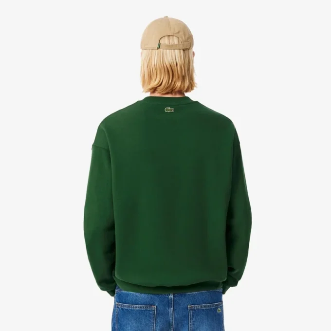 Herren-Sweatshirt aus Fleece mit Heritage-Stickerei Herren-Sweatshirt aus Fleece mit Heritage-Stickerei