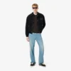 Herren-Sweatshirt mit geripptem Baumwollkragen Herren-Sweatshirt mit geripptem Baumwollkragen