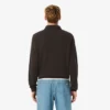 Herren-Sweatshirt mit geripptem Baumwollkragen Herren-Sweatshirt mit geripptem Baumwollkragen