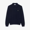 Herren-Sweatshirt mit geripptem Baumwollkragen Herren-Sweatshirt mit geripptem Baumwollkragen