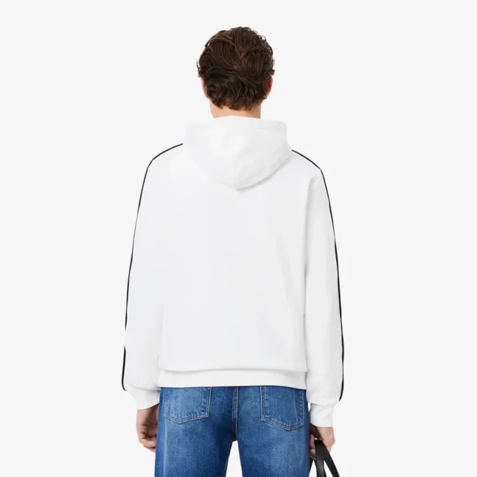 Herren-Sweatshirt mit Logo-Streifen in klassischer Passform Herren-Sweatshirt mit Logo-Streifen in klassischer Passform