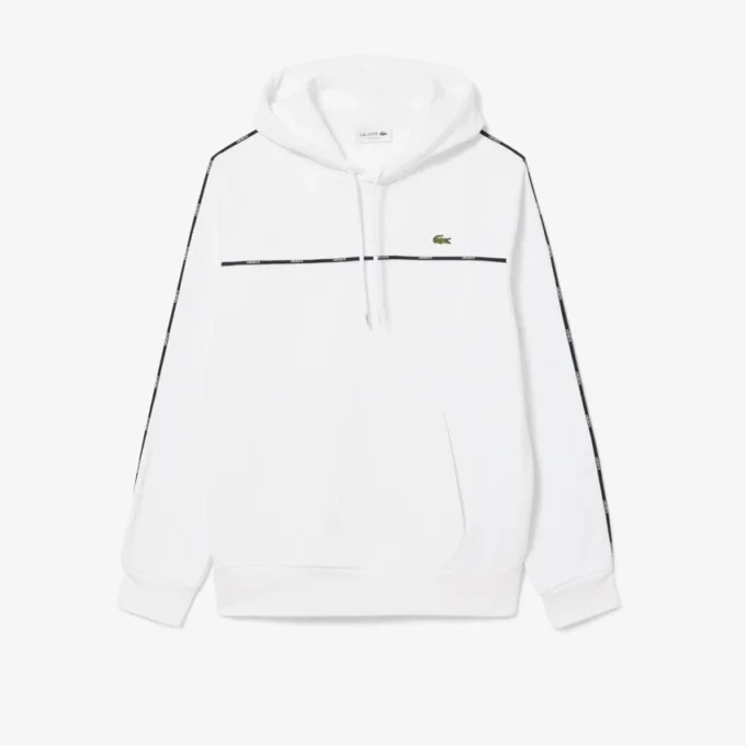 Herren-Sweatshirt mit Logo-Streifen in klassischer Passform Herren-Sweatshirt mit Logo-Streifen in klassischer Passform