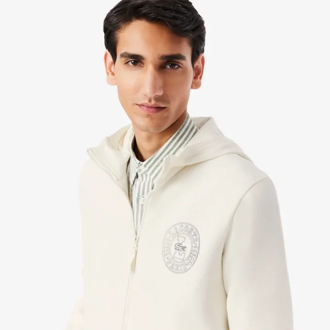 Herren-Sweatshirt mit Reißverschluss in klassischer Passform Herren-Sweatshirt mit Reißverschluss in klassischer Passform