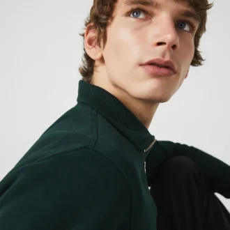 Herren-Sweatshirt mit Reißverschluss und hohem Kragen Herren-Sweatshirt mit Reißverschluss und hohem Kragen