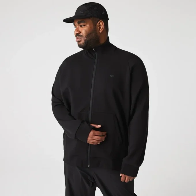 Herren-Sweatshirt mit Reißverschluss und hohem Kragen Herren-Sweatshirt mit Reißverschluss und hohem Kragen