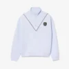 Herren-Sweatshirt mit Reißverschluss und lockerem Schnitt Herren-Sweatshirt mit Reißverschluss und lockerem Schnitt