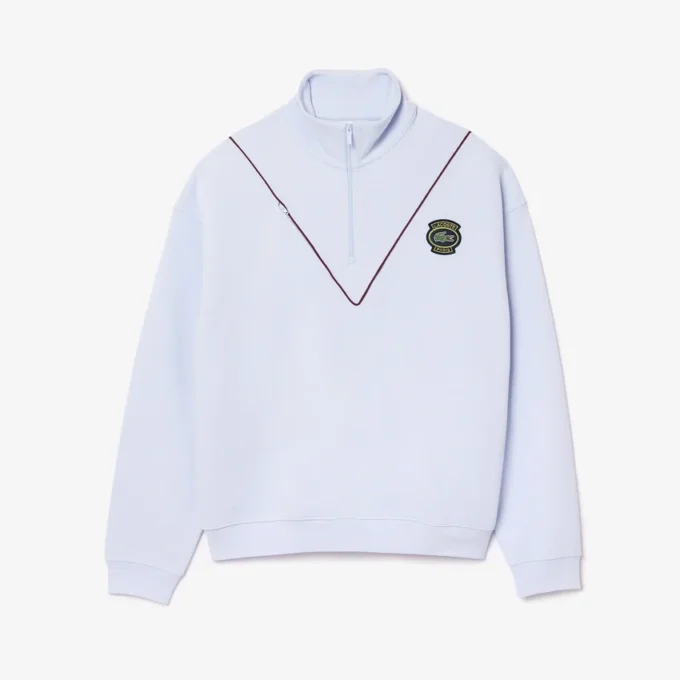 Herren-Sweatshirt mit Reißverschluss und lockerem Schnitt Herren-Sweatshirt mit Reißverschluss und lockerem Schnitt