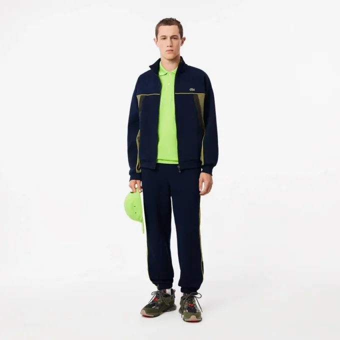 Herren-Sweatshirt mit Reißverschluss und lockerer Passform Herren-Sweatshirt mit Reißverschluss und lockerer Passform