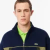 Herren-Sweatshirt mit Reißverschluss und lockerer Passform Herren-Sweatshirt mit Reißverschluss und lockerer Passform