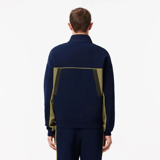 Herren-Sweatshirt mit Reißverschluss und lockerer Passform Herren-Sweatshirt mit Reißverschluss und lockerer Passform