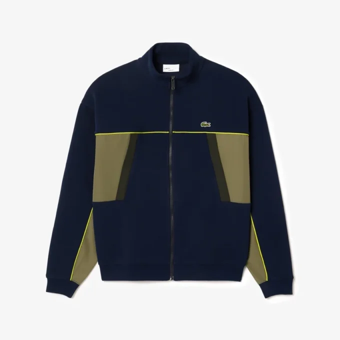 Herren-Sweatshirt mit Reißverschluss und lockerer Passform Herren-Sweatshirt mit Reißverschluss und lockerer Passform