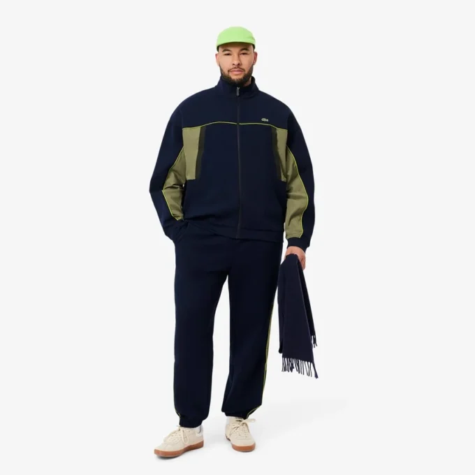 Herren-Sweatshirt mit Reißverschluss und lockerer Passform Herren-Sweatshirt mit Reißverschluss und lockerer Passform