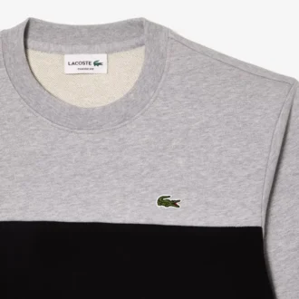 Herren-Sweatshirt mit Rundhalsausschnitt und Farbblock-Design