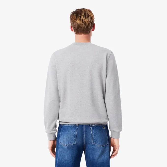 Herren-Sweatshirt mit Rundhalsausschnitt und Print in klassischer Passform Herren-Sweatshirt mit Rundhalsausschnitt und Print in klassischer Passform