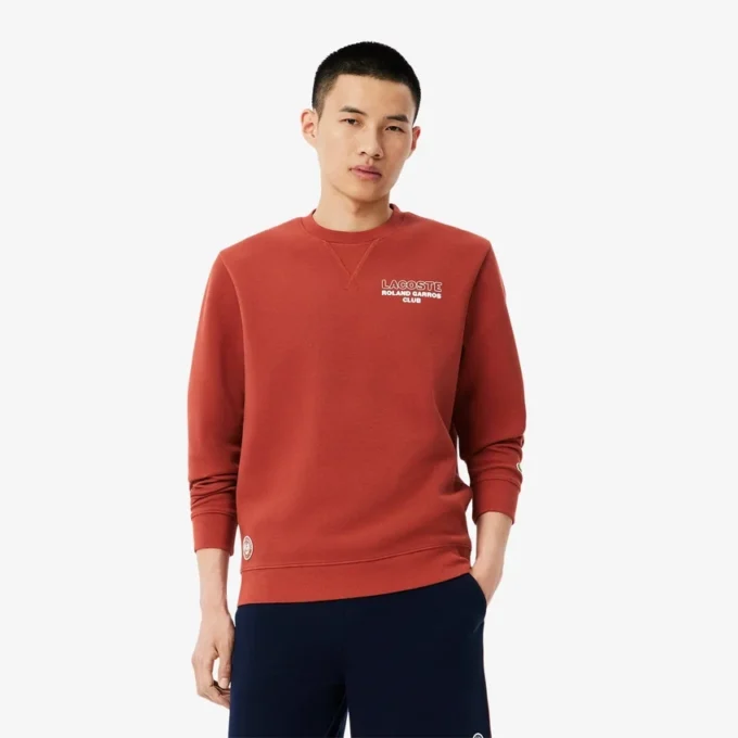 Herren-Sweatshirt „Roland Garros Edition“ aus Piqué Herren-Sweatshirt „Roland Garros Edition“ aus Piqué