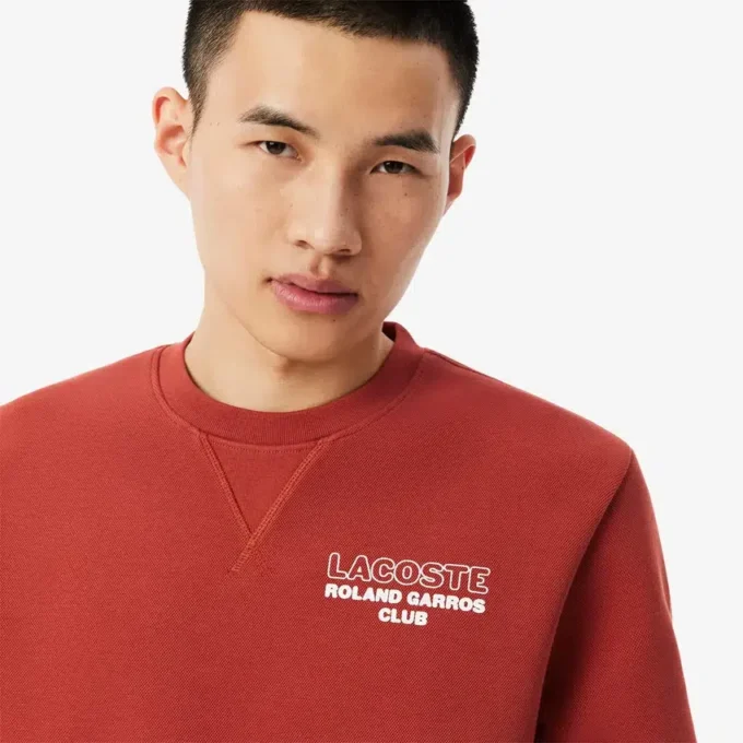 Herren-Sweatshirt „Roland Garros Edition“ aus Piqué Herren-Sweatshirt „Roland Garros Edition“ aus Piqué