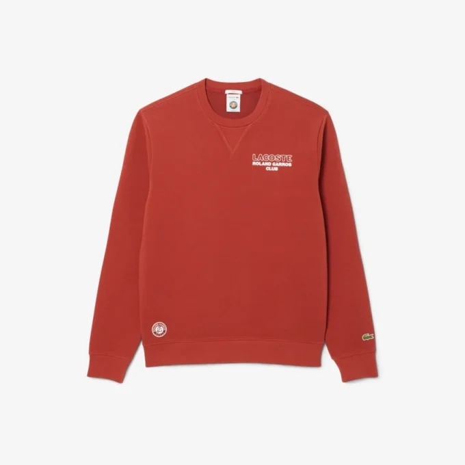 Herren-Sweatshirt „Roland Garros Edition“ aus Piqué Herren-Sweatshirt „Roland Garros Edition“ aus Piqué