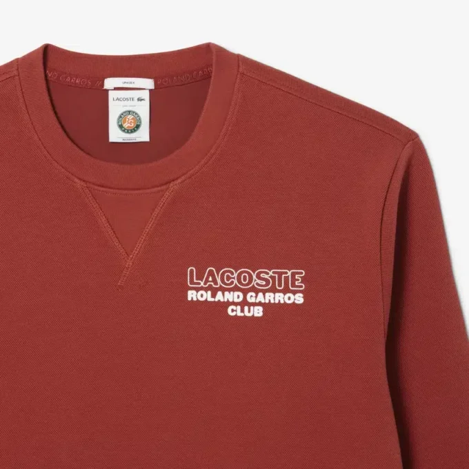 Herren-Sweatshirt „Roland Garros Edition“ aus Piqué Herren-Sweatshirt „Roland Garros Edition“ aus Piqué