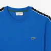 Herren-T-Shirt aus Baumwolle mit Logo-Streifen Herren-T-Shirt aus Baumwolle mit Logo-Streifen