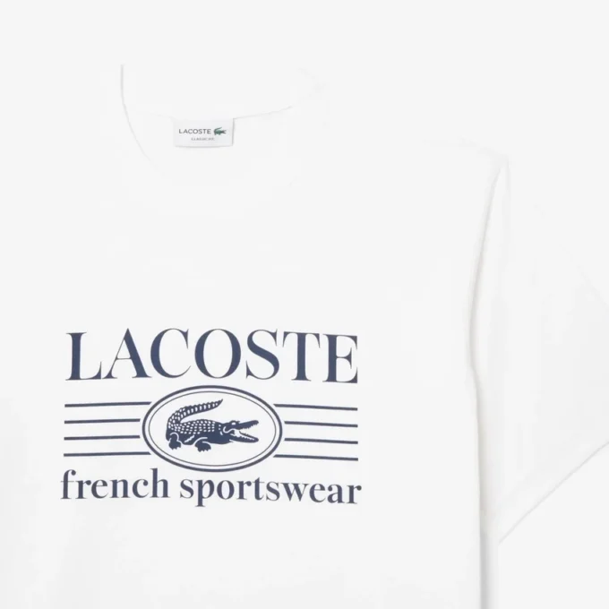 Herren-T-Shirt aus Baumwolle mit Print in klassischer Passform Herren-T-Shirt aus Baumwolle mit Print in klassischer Passform
