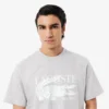 Herren-T-Shirt aus Baumwolle mit Print in klassischer Passform Herren-T-Shirt aus Baumwolle mit Print in klassischer Passform
