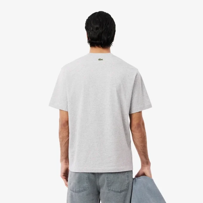 Herren-T-Shirt aus Baumwolle mit Print in klassischer Passform Herren-T-Shirt aus Baumwolle mit Print in klassischer Passform