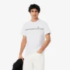 Herren-T-Shirt aus Baumwolljersey mit Logo-Einfassung Herren-T-Shirt aus Baumwolljersey mit Logo-Einfassung