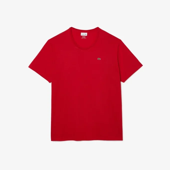 Herren-T-Shirt aus Baumwolljersey mit Rundhalsausschnitt und weiter Passform Herren-T-Shirt aus Baumwolljersey mit Rundhalsausschnitt und weiter Passform