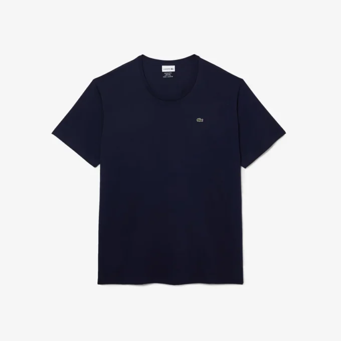 Herren-T-Shirt aus Baumwolljersey mit Rundhalsausschnitt und weiter Passform Herren-T-Shirt aus Baumwolljersey mit Rundhalsausschnitt und weiter Passform