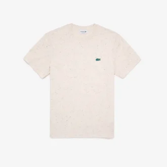 Herren-T-Shirt aus Baumwolljersey mit Sprenkeldruck in Regular Fit