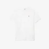 Herren-T-Shirt aus Pima-Baumwolljersey in langer Passform Herren-T-Shirt aus Pima-Baumwolljersey in langer Passform