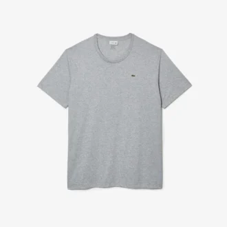 Herren-T-Shirt aus Pima-Baumwolljersey in langer Passform Herren-T-Shirt aus Pima-Baumwolljersey in langer Passform