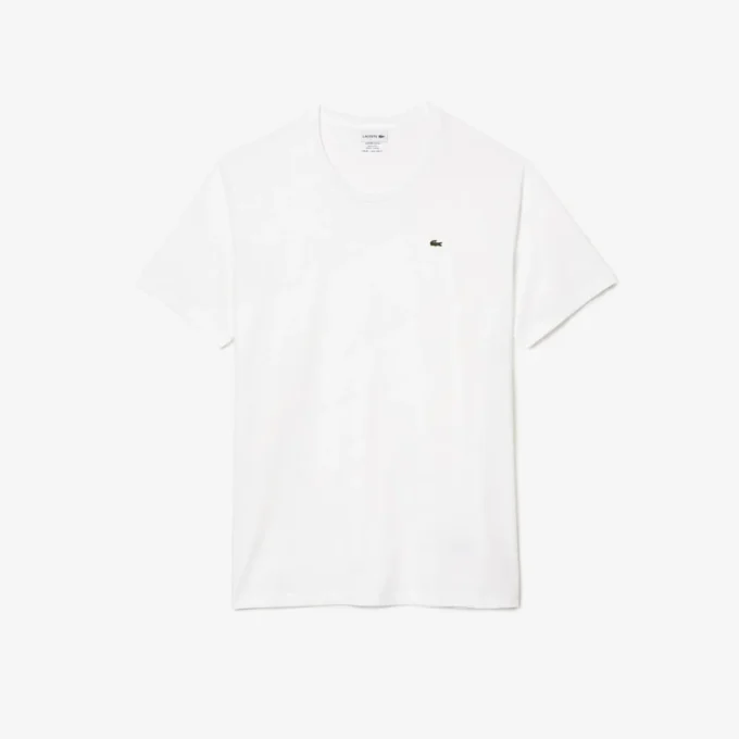 Herren-T-Shirt aus Pima-Baumwolljersey in langer Passform Herren-T-Shirt aus Pima-Baumwolljersey in langer Passform