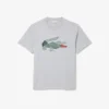 Herren-T-Shirt aus schwerer Baumwolle mit Krokodil-Print Herren-T-Shirt aus schwerer Baumwolle mit Krokodil-Print