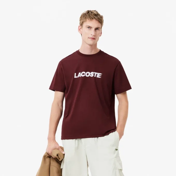 Herren-T-Shirt aus schwerer Baumwolle mit Logo Herren-T-Shirt aus schwerer Baumwolle mit Logo